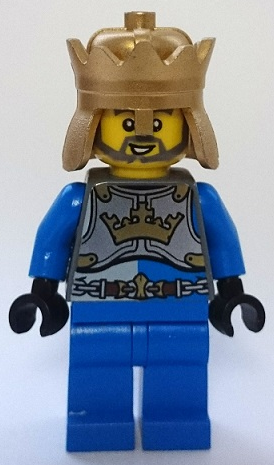 Castle - King's Knight Breastplate with Crown and Chain Belt, Crown (cas539)