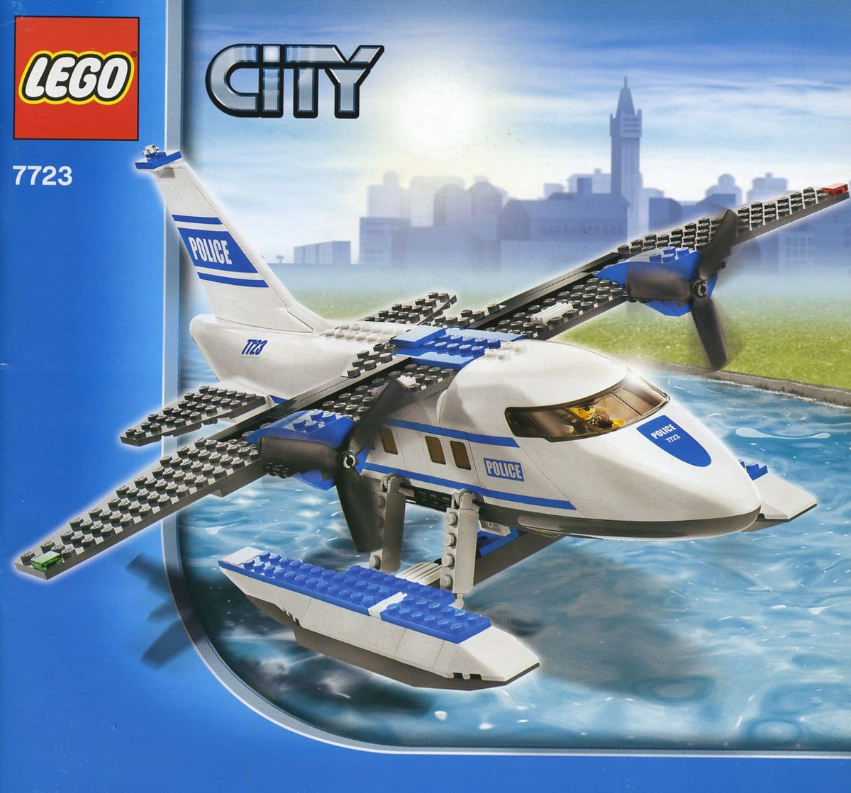 7723 Police Pontoon Plane (Certified) LEGO City