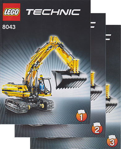 8043 Motorized Excavator (Used) LEGO TECHNIC