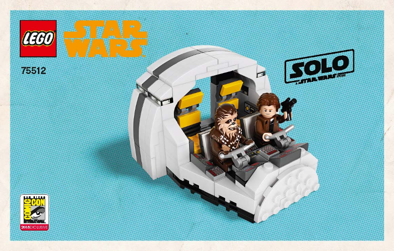 75512 Millennium Falcon Cockpit (Comic-Con Exclusive) (Used) LEGO Star Wars