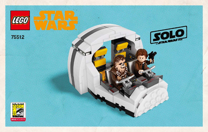 75512 Millennium Falcon Cockpit (Comic-Con Exclusive) (Used) LEGO Star Wars
