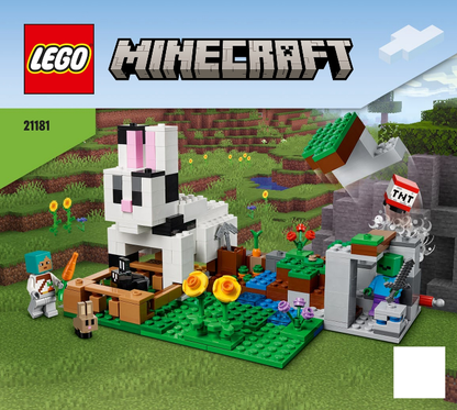 21181 The Rabbit Ranch (Used) LEGO Minecraft