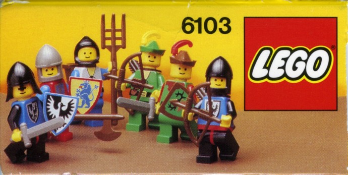 6103 Castle Mini Figures (Certified) LEGO Castle