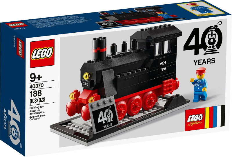 40370 Steam Engine (Reissue of Set 7810) - Trains 40th Anniversary Set (Retired) LEGO Trains
