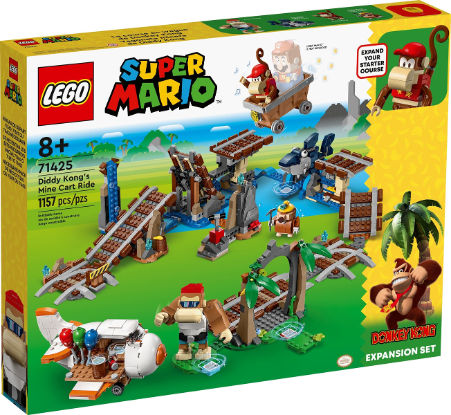 71425 Diddy Kong's Mine Cart Ride - Expansion Set (Retired) LEGO Super Mario