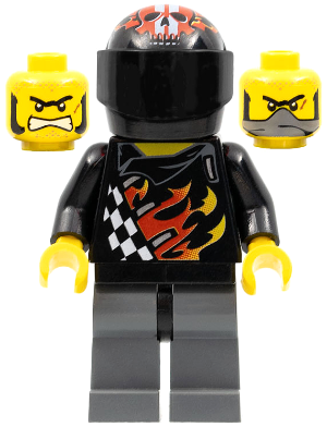Backyard Blaster 1 (Bart Blaster) - Standard Helmet, Black Visor (wr002)