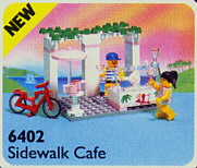 6402 Sidewalk Cafe (Used) LEGO Town