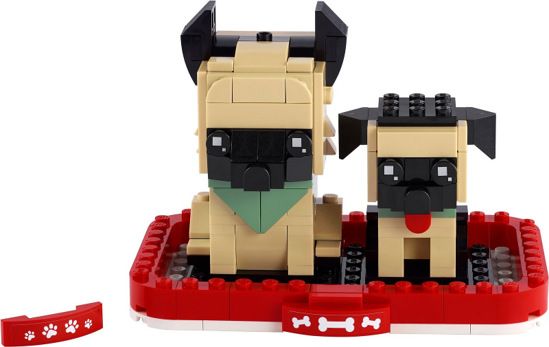 40440 German Shepherd (Retired) LEGO BrickHeadz