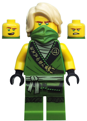 Lloyd - Legacy, Rebooted, Ninjago Logogram 'MANTER' on Torso (njo0574)