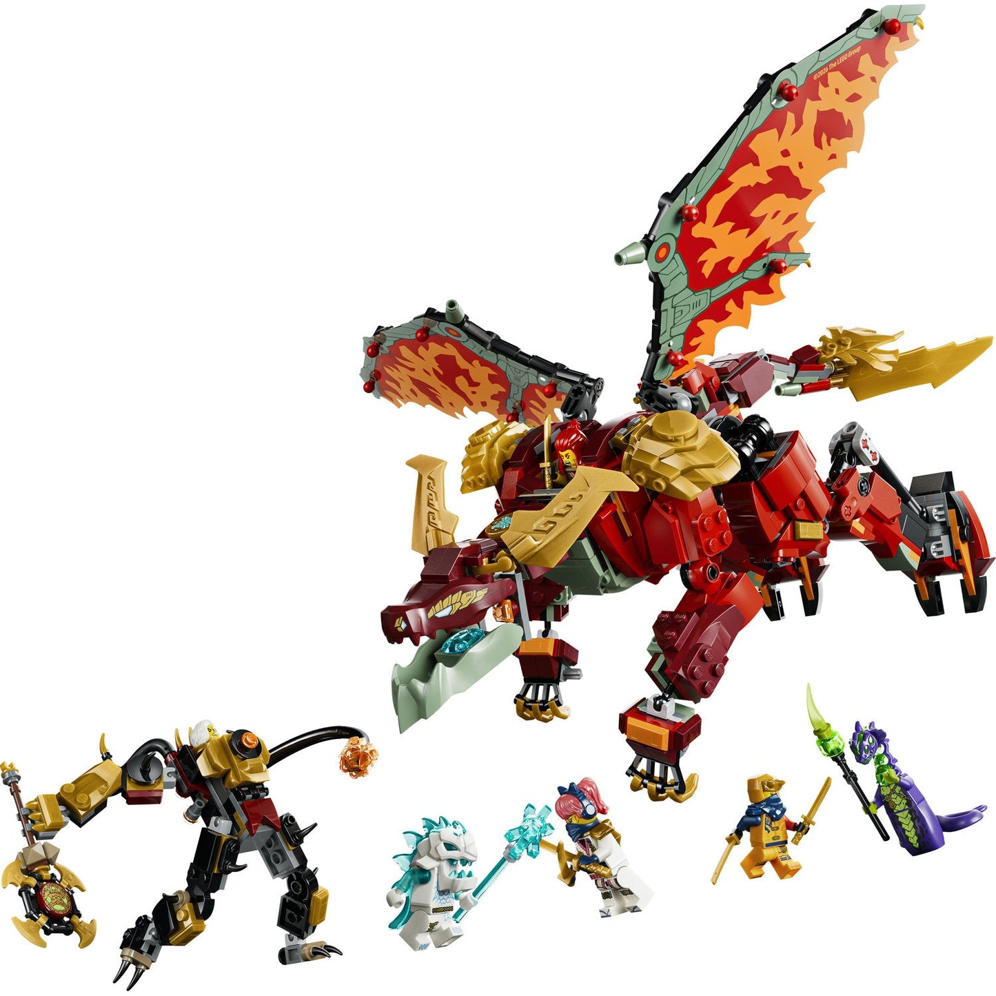 71868 Wyldfyre's Transforming Dragon Mech