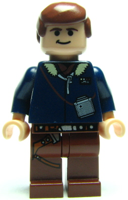 Han Solo - Light Nougat, Reddish Brown Legs with Holster (sw0088)