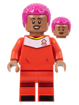 Asisat Oshoala - Red Soccer Uniform (soc156)