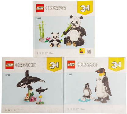31165 Panda Family (Used) LEGO Creator