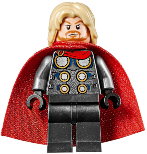 Thor - Spongy Cape, Pearl Dark Gray Legs (sh0623)
