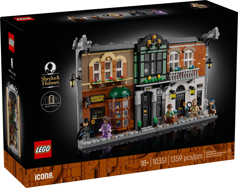 10351 Sherlock Holmes: Book Nook (Retired) LEGO Icons