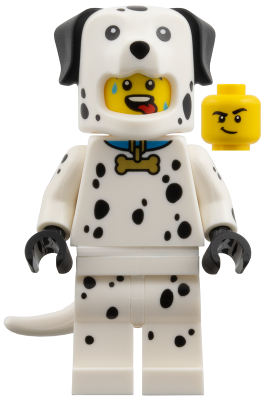 Dalmatian Costume Fan, Series 28 (Minifigure Only) (col467)