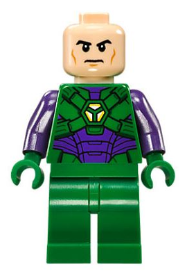 Lex Luthor - Green and Dark Purple Light Armor (sh0459)