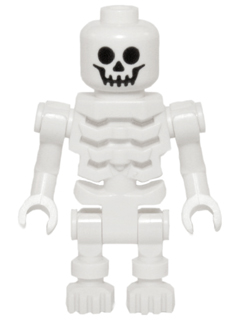Skeleton with Standard Skull, Angular Rib Cage, Bent Arms (gen069)