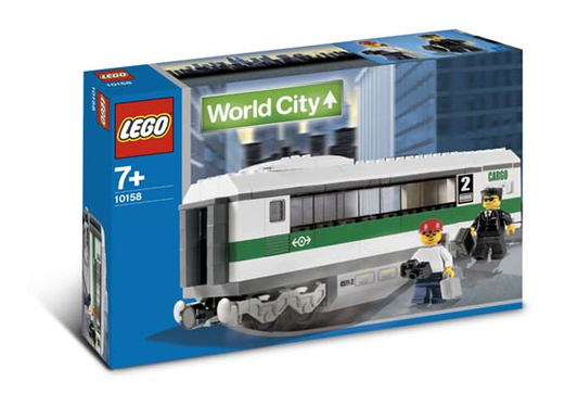 10158 High Speed Train Car (Retired) LEGO World City