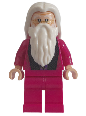 Albus Dumbledore - Magenta Robe, Plain Legs (hp350)