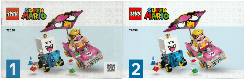 72038 Mario Kart - Wario & King Boo (Used) LEGO Super Mario