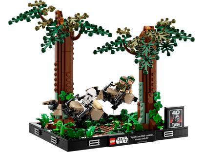 75353 Endor Speeder Chase Diorama (Certified) LEGO Star Wars