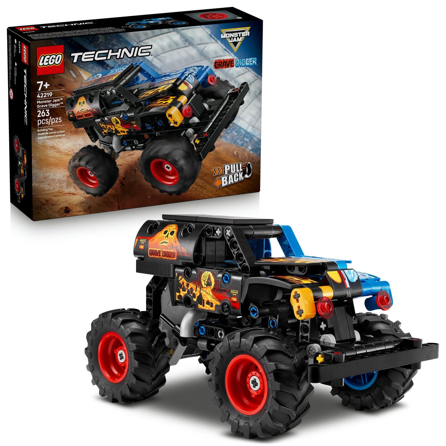 42219 Monster Jam Grave Digger Fire and Ice