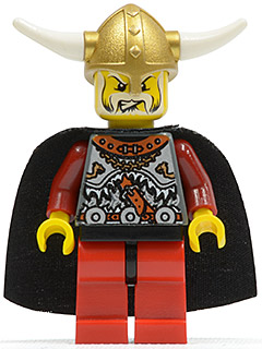 Viking Warrior 5a, Viking King - Black Cape (vik005)