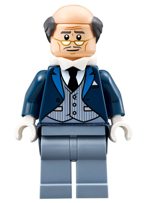 Alfred Pennyworth - Pinstripe Vest (sh0313)