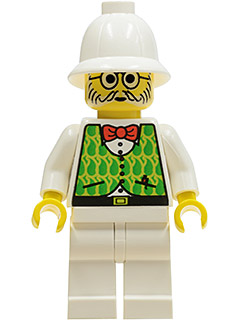Dr. Kilroy / Dr. Charles Lightning - Green and Lime Vest, White Legs, White Pith Helmet (adv026)