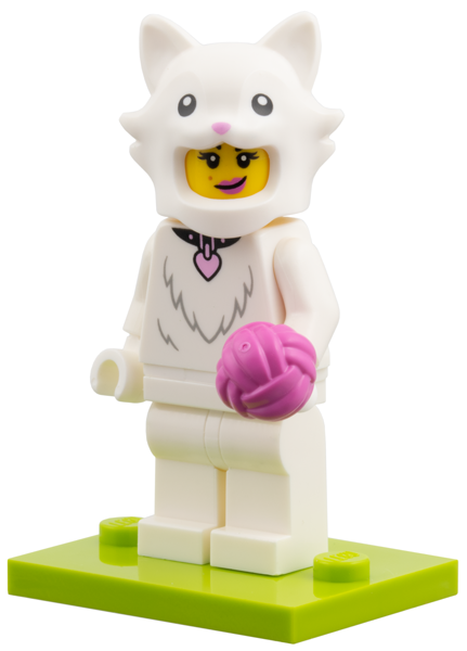 Fluffy Cat Costume - Series 28 Collectible Minifigure (col28-2)