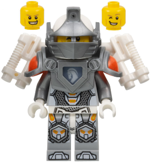 Lance Richmond - Flat Silver Visor and Armor, Jet Pack (nex028)