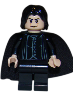 Professor Severus Snape - Light Nougat Head, Brown Facial Lines (hp100)