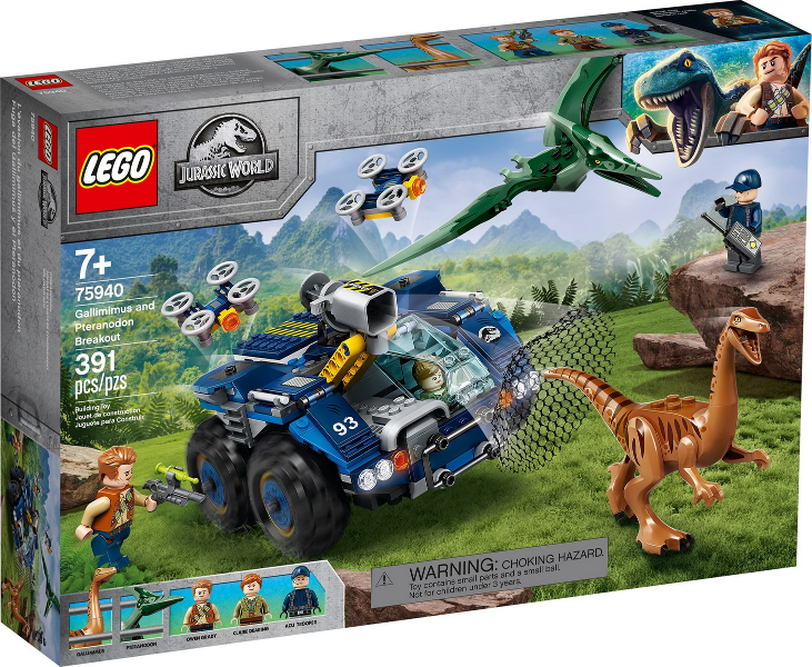 75940 Gallimimus and Pteranodon Breakout (Retired) LEGO Jurassic World