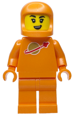Classic Space - Orange without Air Tanks, Female (sp142)