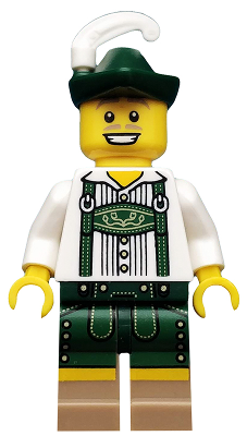 Lederhosen Guy (Minifigure Only) (col115)