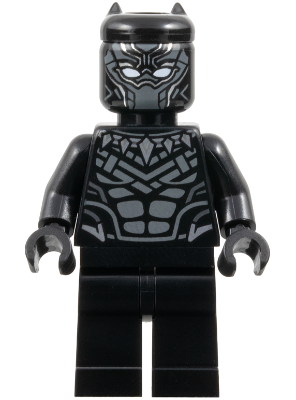 Black Panther - Dark Bluish Gray Armor (sh1019)