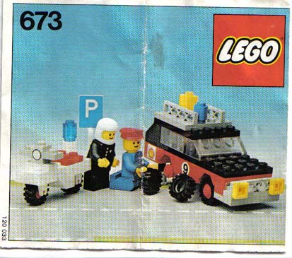 673 Rally Car and Motorbike (Used) LEGO Town