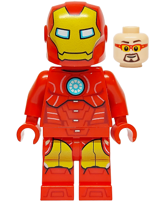 Iron Man - Yellow Mask and Leg Armor (sh0952)