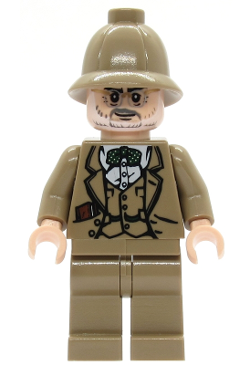 Professor Henry Jones Sr. - Dark Tan Pith Helmet, Diary in Pocket (iaj030)