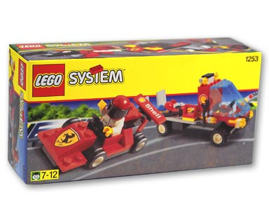 1253 Shell Race Car Transporter (Retired) LEGO Town