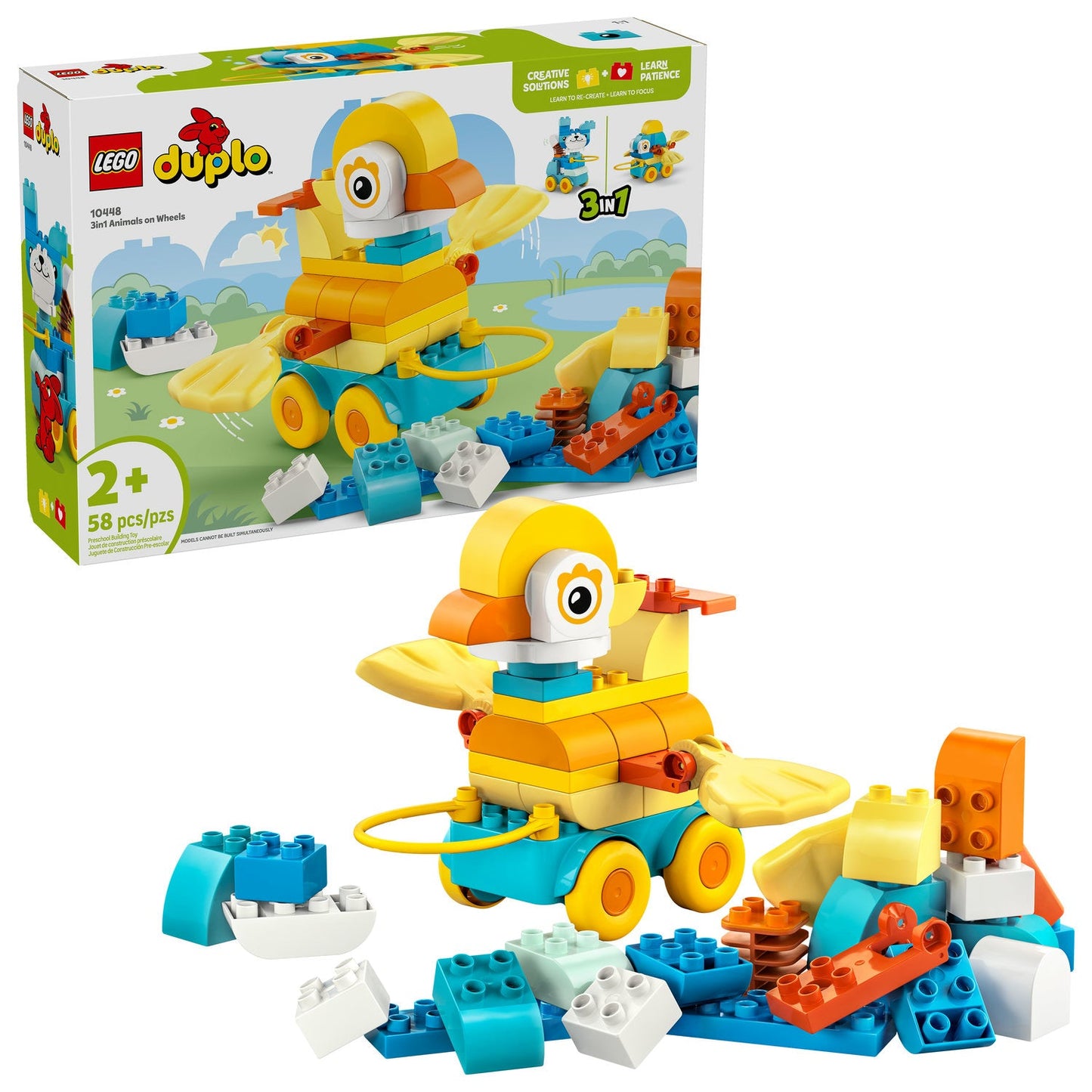 10448 3in1 Animals on Wheels