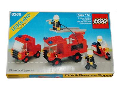 6366 Fire & Rescue Squad (Retired) LEGO Town