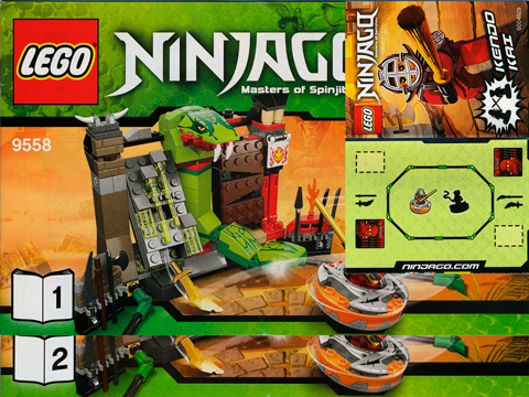 9558 Training Set (Used) LEGO Ninjago