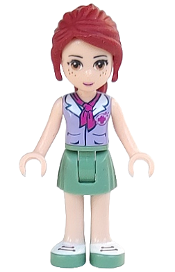 Friends Mia - Sand Green Skirt, Lavender Top (frnd0071)