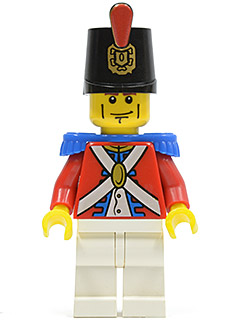 Imperial Soldier II - Shako Hat Printed, Cheek Lines (pi087)
