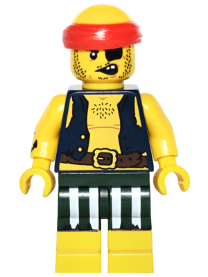 Scallywag Pirate (Minifigure Only) (col252)