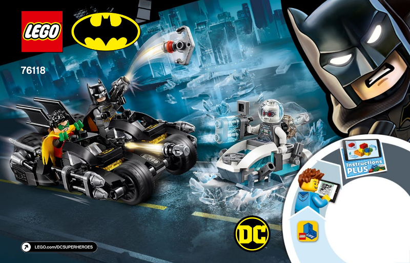 76118 Mr. Freeze Batcycle Battle (Used) LEGO Super Heroes