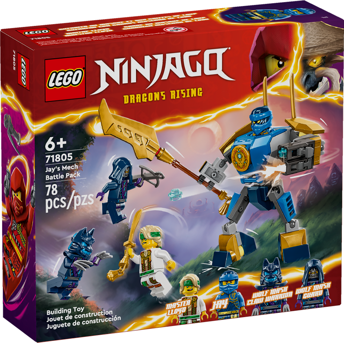 71805 Jay's Mech Battle Pack (Retired) LEGO Ninjago