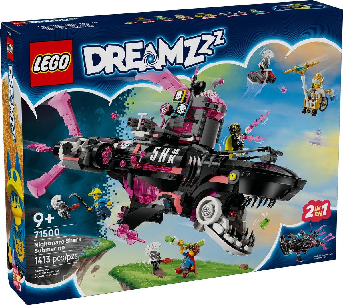 71500 Nightmare Shark Submarine (Retired) LEGO Dreamzzz
